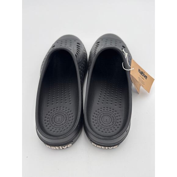 Native Jefferson Clog in Jiffy Black Unisex Size 5 M/ 7 W - Picture 3 of 6